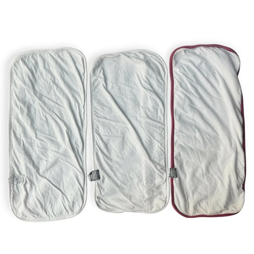 Copper Pearl Burp Cloth Set 3 Pack Floral Burgundy Heather Purple Gray